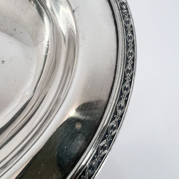 Silver plated Vegetable Serving Platter With Divider and Lid 10” Wilcox - Picture 5 of 16